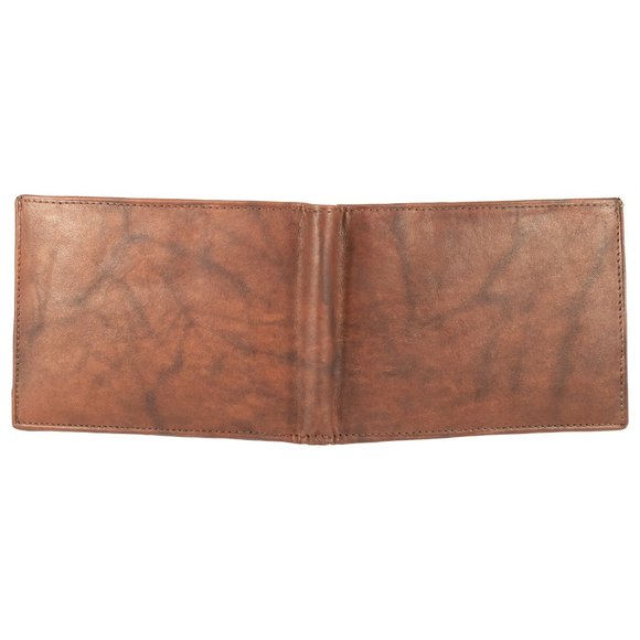 GENUINE LEATHER POLICE BADGE HOLDER, BROWN - Picture 5 of 8